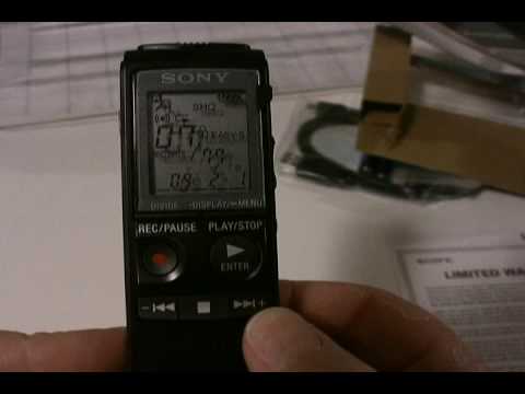 sony icd px720 software download